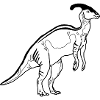 Dinosaur Parasaurolophus