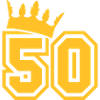 50 with crown