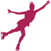 figure skating figure skater silhouette