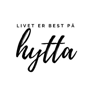 livet er best på hytta