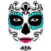 Mexicansk dødsmaske La Catrina, Santa Muerte