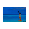 Paddleboarders at the Tropical Sea