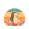 Hedgehog autumn