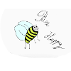 Bee happy bee pattern