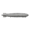 Zeppelin, airship, aviation, side view