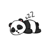 Cute Sleeping Panda Gift Idea