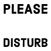 Prière de ne pas déranger
