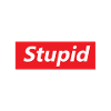 Stupid Bold Red Block Text