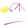 Campingqueen Spruch mit Krone Zelt