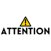 Warning. attention sign t-shirt
