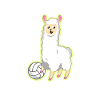 Volleyball llama