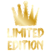 Limited edition crown gold