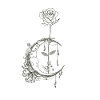 Witchcraft Moon rose occult