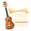 Dogs Ukuleles Happy