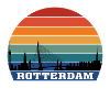Rotterdam Skyline Silhouette Souvenir Netherlands