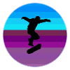 Skate, skate, patineur, skateboard