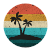 retro sunset