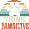 Think Pawsitive Pet Lover Gift