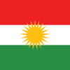 Kurdistan flag imprint