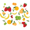Fruits & Fruits - Strawberry and Banana