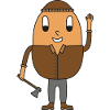 Egg lumberjack
