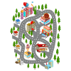 Car Play Mat Cadeau de la journée papa