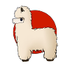 Fluffy alpaca