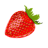 Erdbeer-Geschenk-Design, Obst-Design, Art-Design
