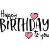 Minimal Pink Hearts Duo
