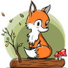 Fox in autumn