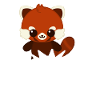 Panda roux mignon