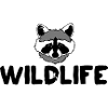 Waschbär Wildlife Text