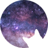 Space cat stares into space