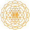 Sri Yantra Lotus flower