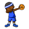 Kinder Basketball Dabbing Dab Geschenk