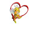 A heart for bees