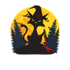 Chat d’Halloween sanglant