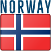 Norway flag with lettering