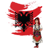 Albanian Flag "Albanian Nuse"