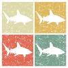 retro shark