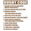 RUGBY CODE