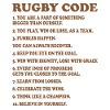 RUGBY CODE TEAM COACH