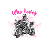 Cool moto fille fille idée cadeau
