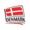 Danemark Souvenir Landmark, Danemark Voyage Drapeau