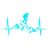 Snowboarder Snowboard ECG