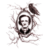 Edgar Allan Poe - Corvo nell'albero (Raven in the Tree)