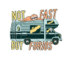 Funny sloth camper caravan motif