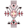 Amazigh motif, Berber, Kabyle design.