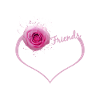 Friends Flower Heart