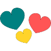 HEART. HEARTS. HEART. KISS. SMACK. KISSES.